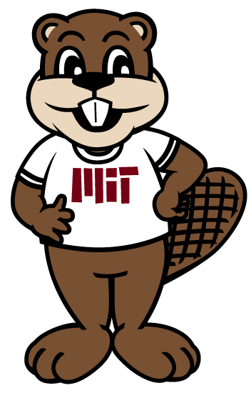 graphic of Tim the Beaver, MIT's mascot