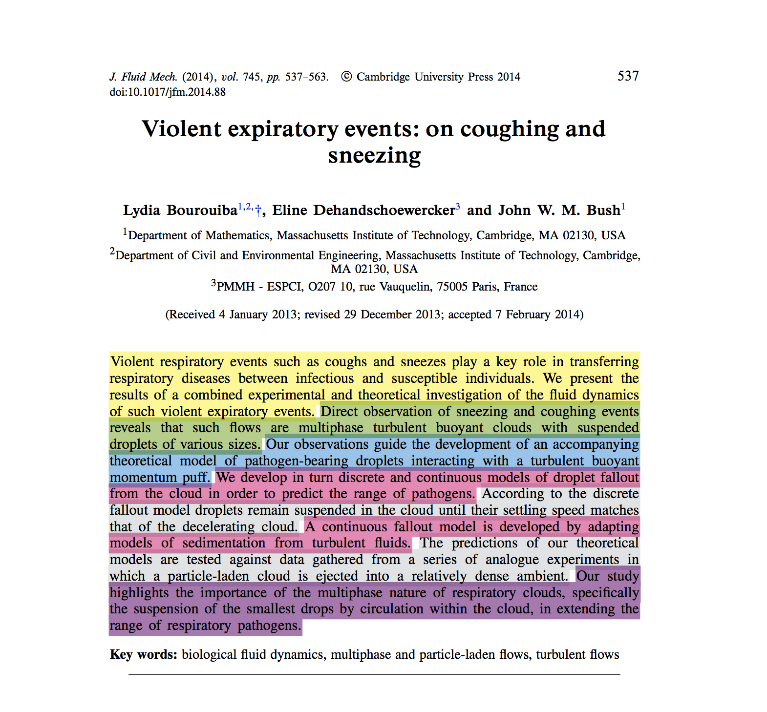 Journal Article Abstract Mechanical Engineering Communication Lab