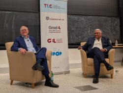 L. Rafael Reif and Anantha P. Chandrakasan in a fireside chat